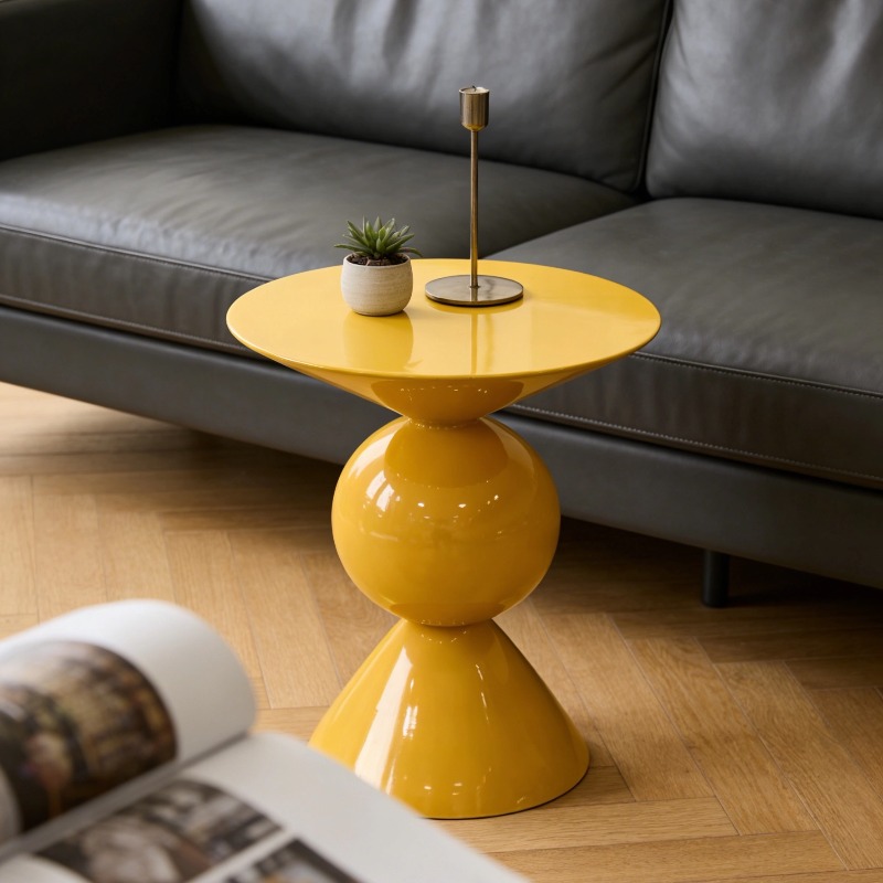 Resin Art Coffee Table - Mesa de Café Nórdica, Móveis de