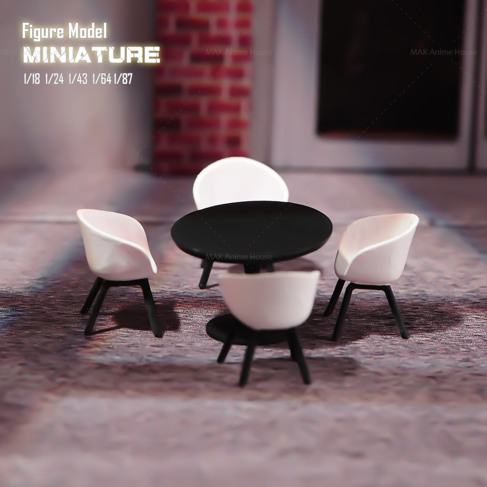 Resin Art Coffee Table - Figuras em miniatura 1/87 1/64 1/43