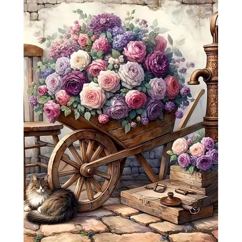 Resin Art On Canvas - Pintura por Números para Adultos: Carrinho
