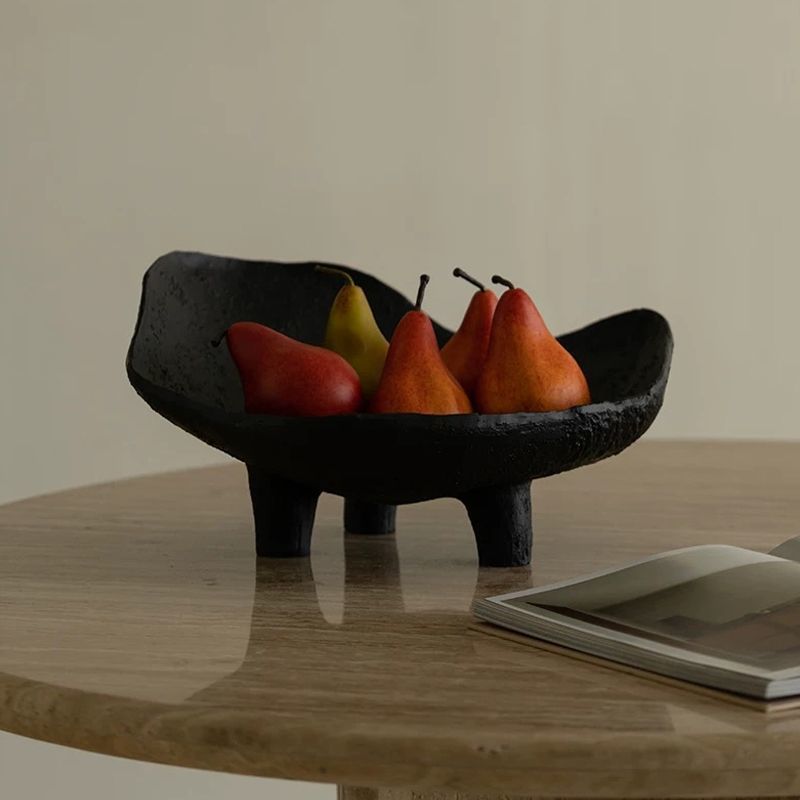 Prato de Frutas Preto em Resin - Resin Art Coffee Table avaliação e preço