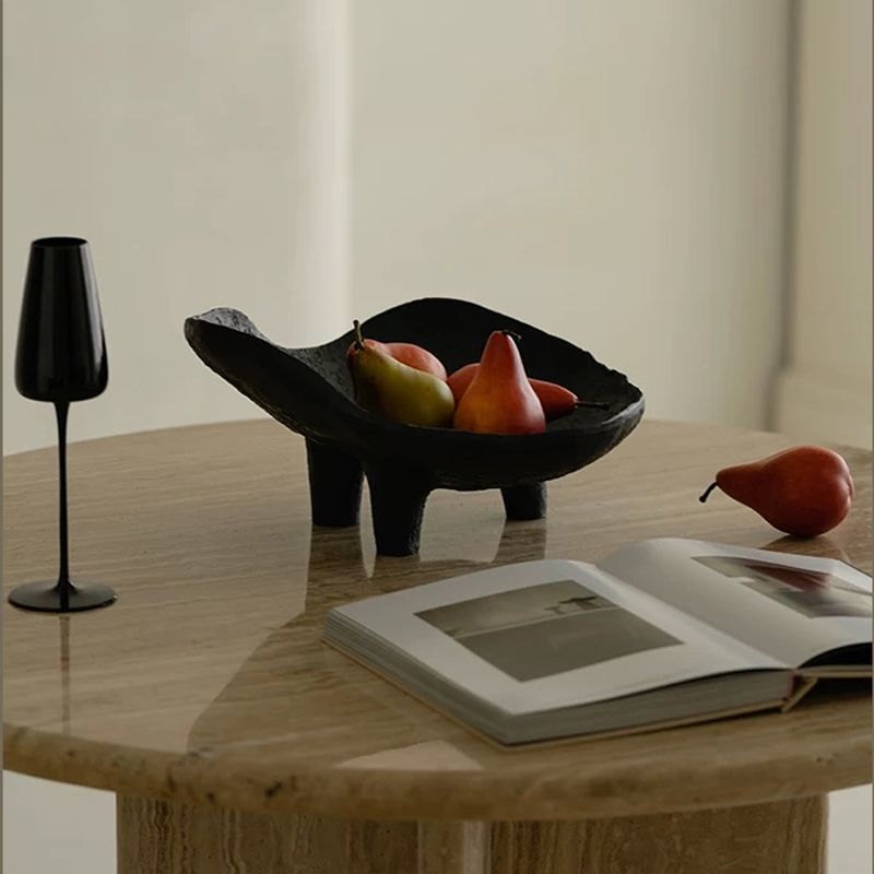 Prato de Frutas Preto em Resin - Resin Art Coffee Table avaliação e preço