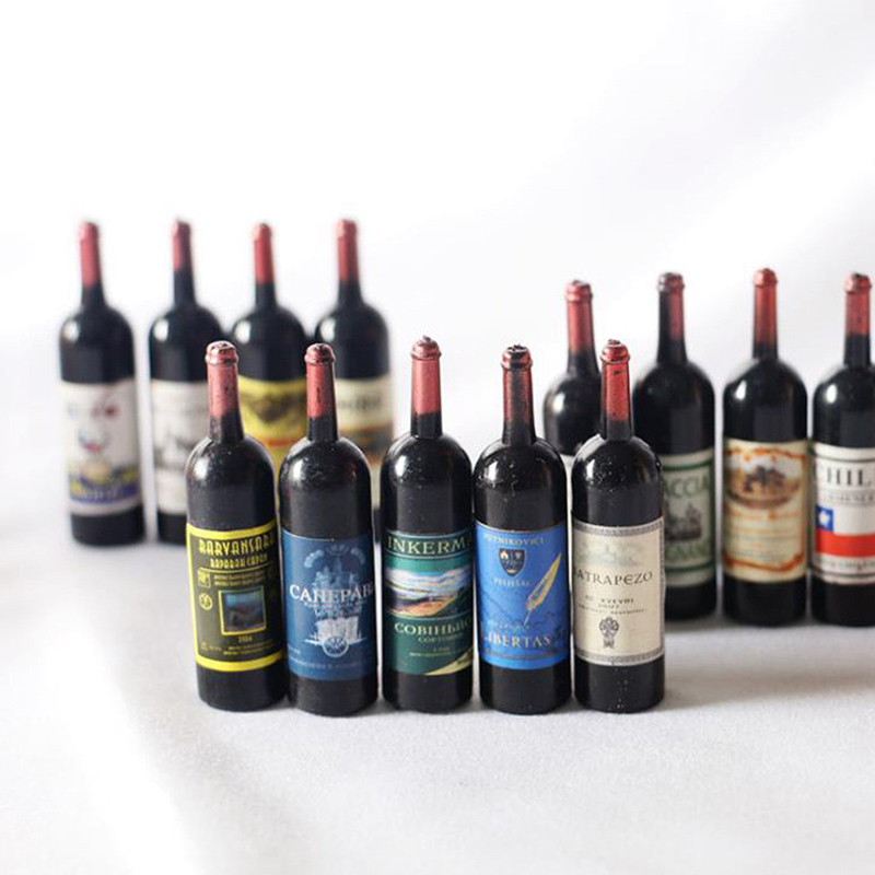 5 peças 1/12 casa de bonecas e - Resin Art Bottle avaliação e preço