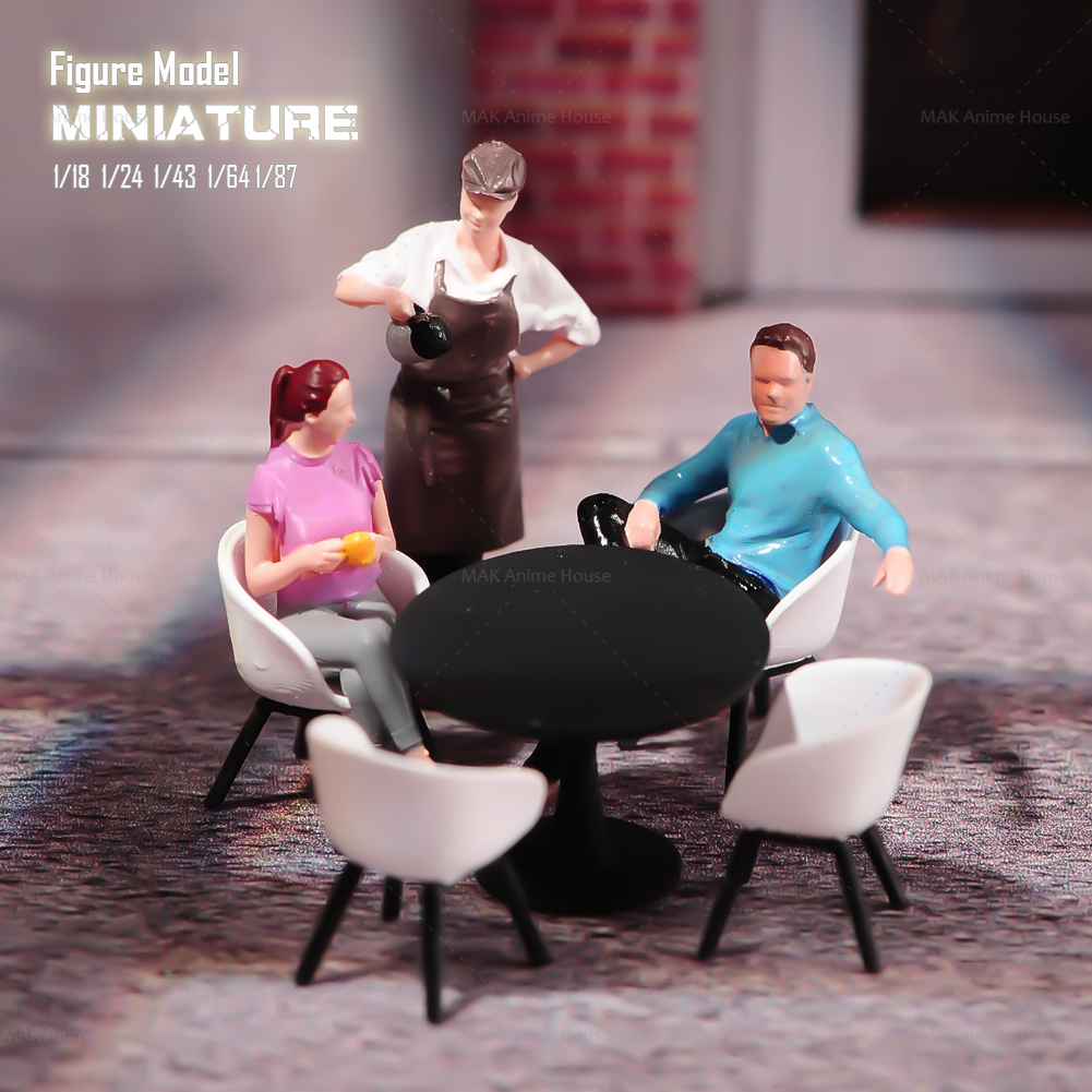 Figuras em miniatura 1/87 1/64 - Resin Art Coffee Table avaliação e preço
