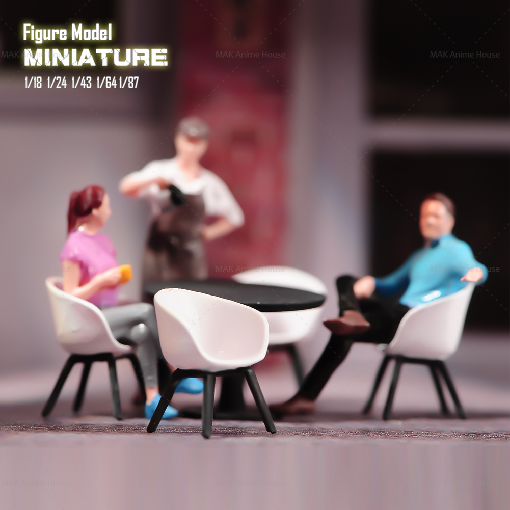 Figuras em miniatura 1/87 1/64 - Resin Art Coffee Table avaliação e preço