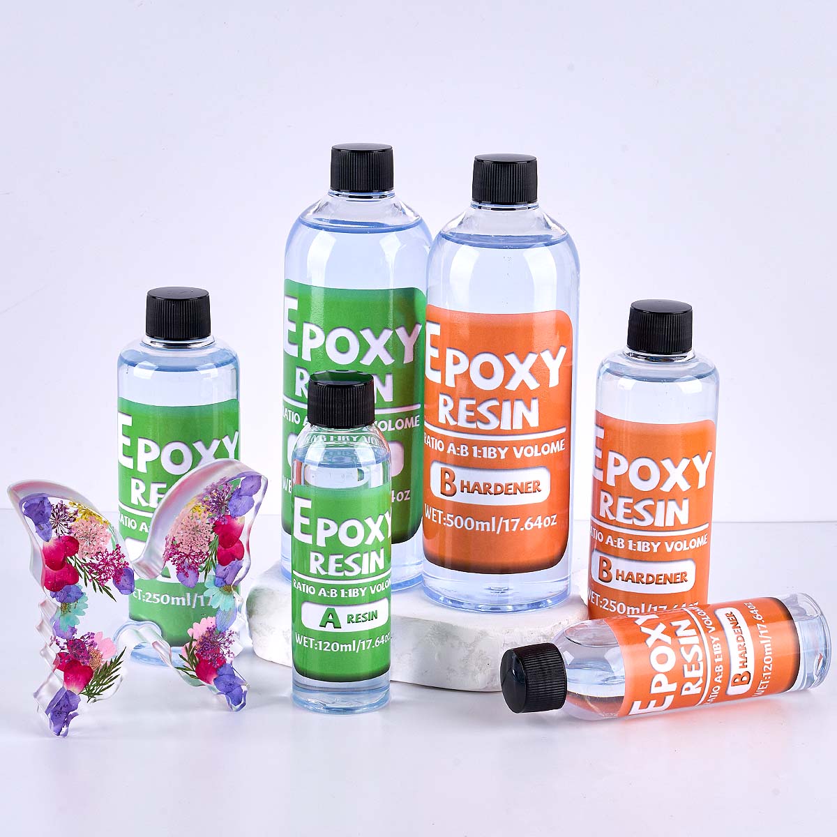 Kit de resina epóxi com propor - Resin Art And Jewelry avaliação e preço