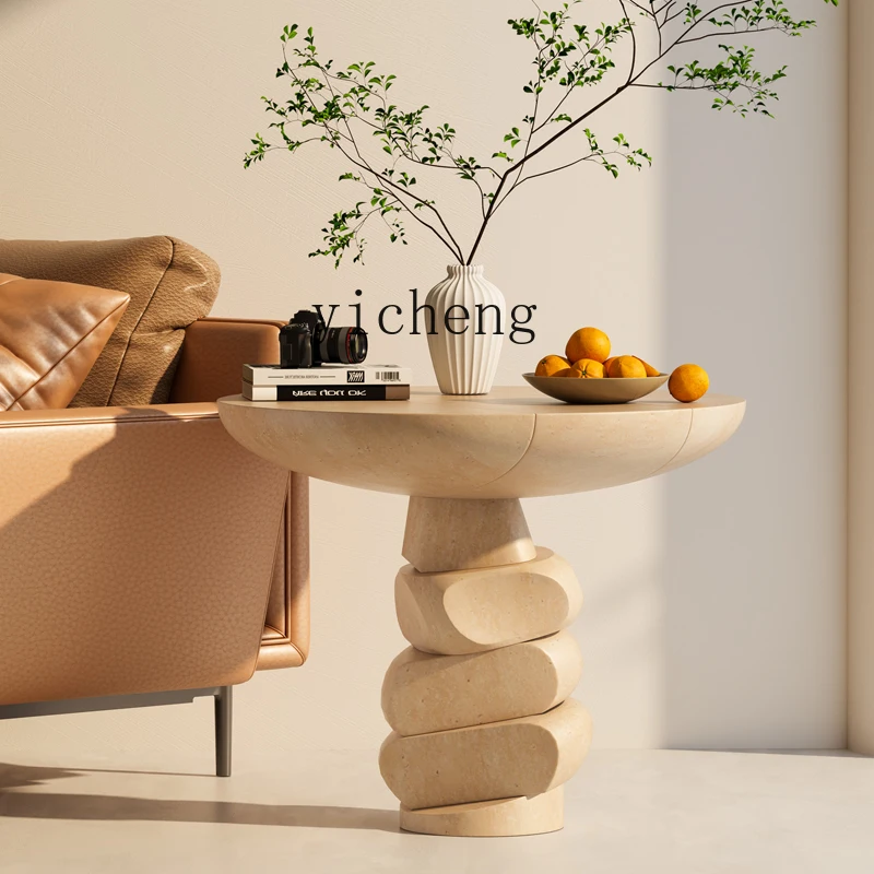 Mesa de Café Rotativa L8-12, M - Resin Art Coffee Table avaliação e preço