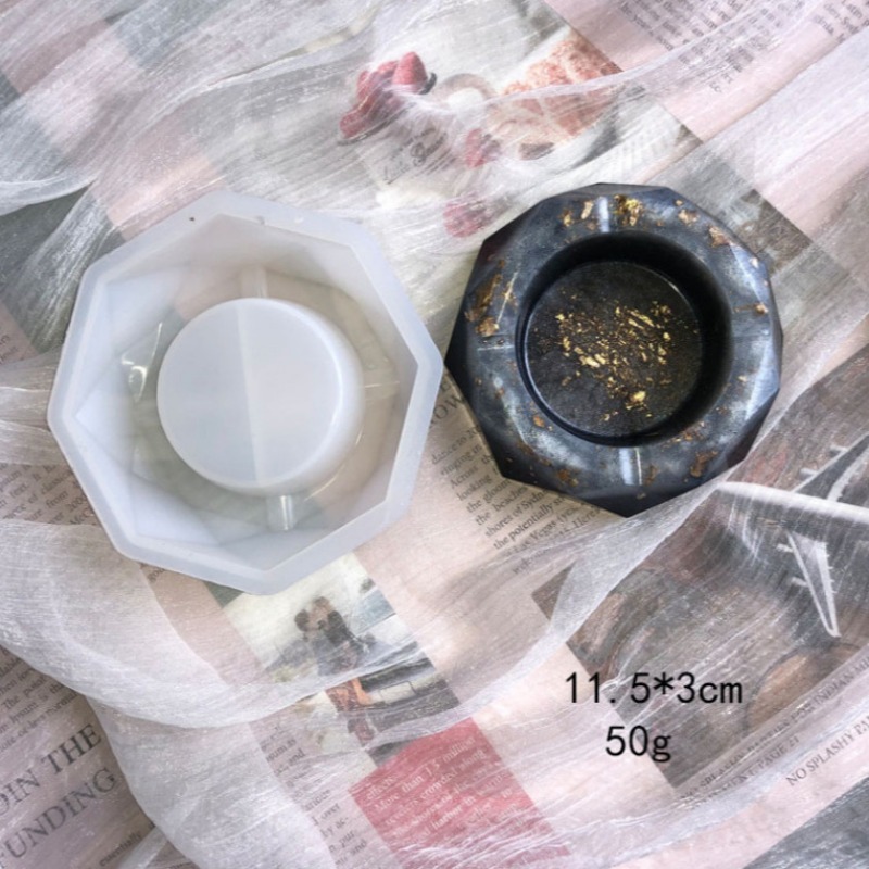 Molde de cinzeiro de silicone, - Resin Art Tray avaliação e preço