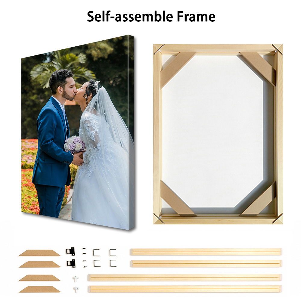 1 peça de fotos personalizadas - Resin Art On Canvas avaliação e preço