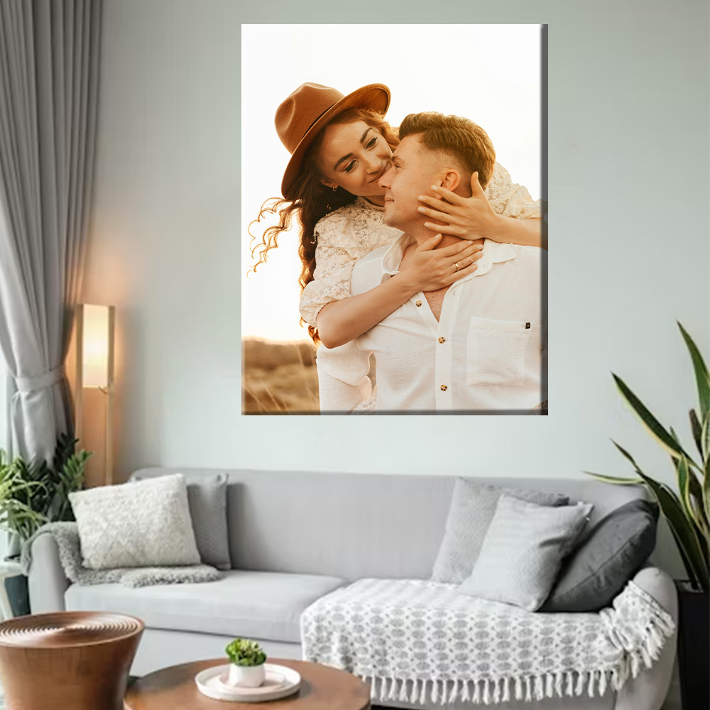 1 peça de fotos personalizadas - Resin Art On Canvas avaliação e preço