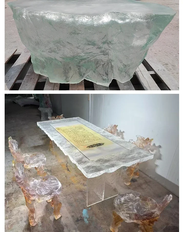 Mesa de Centro de Resina de Al - Resin Art Coffee Table avaliação e preço