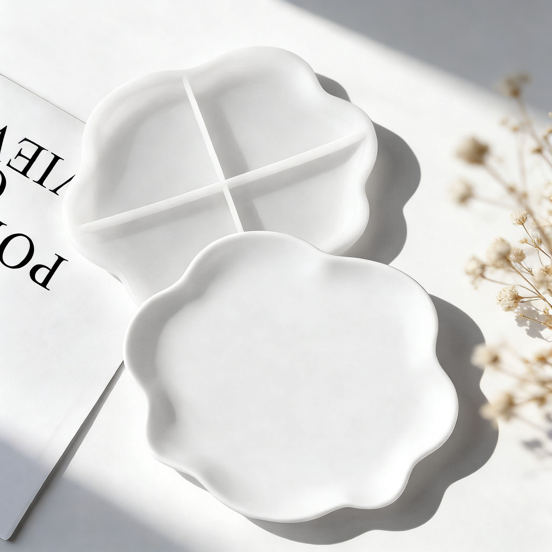 Diy onda geométrica gesso coas - Resin Art Tray avaliação e preço
