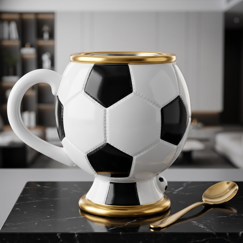 Caneca de Café de Futebol em R - Resin Art Coffee Table avaliação e preço