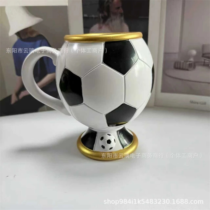 Caneca de Café de Futebol em R - Resin Art Coffee Table avaliação e preço