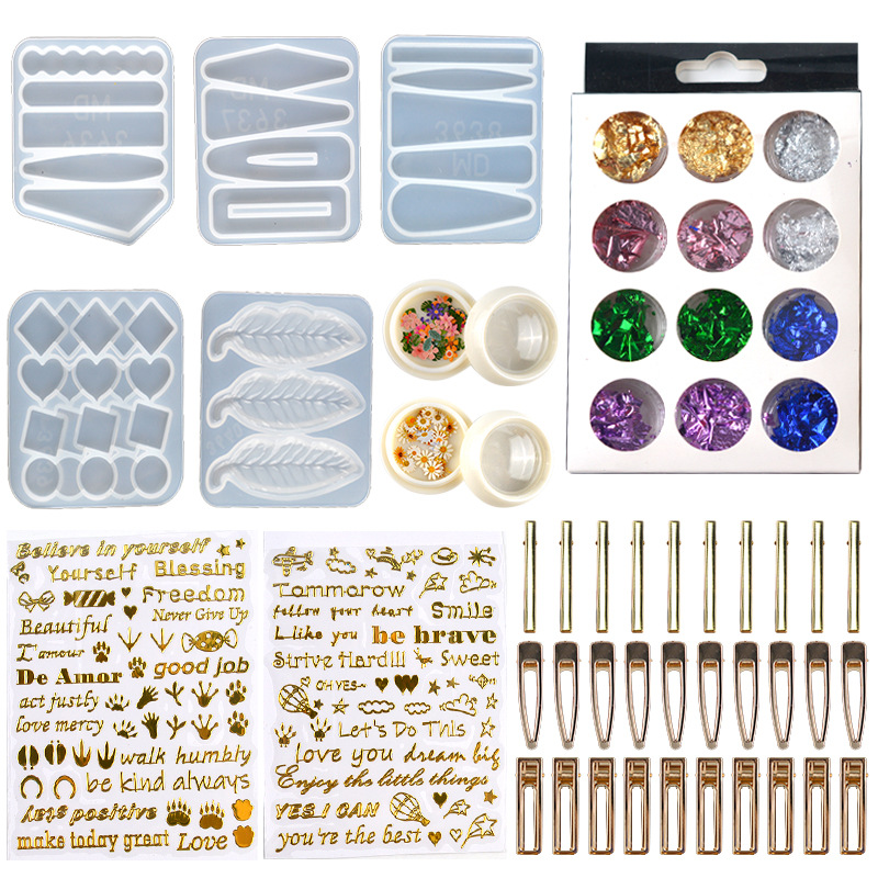 Diy resina epóxi grampo de cab - Resin Art Stone avaliação e preço