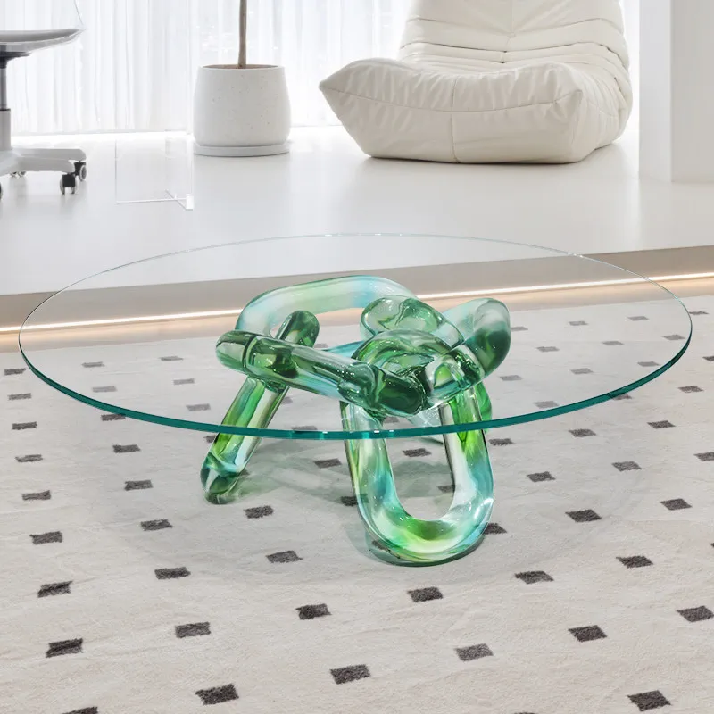 Mesa de centro minimalista de  - Resin Art Coffee Table avaliação e preço