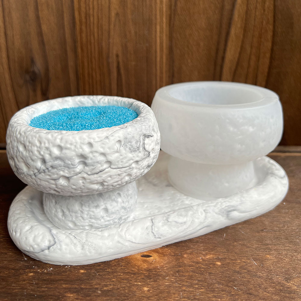 Diy silicone castiçal molde re - Resin Art Tray avaliação e preço