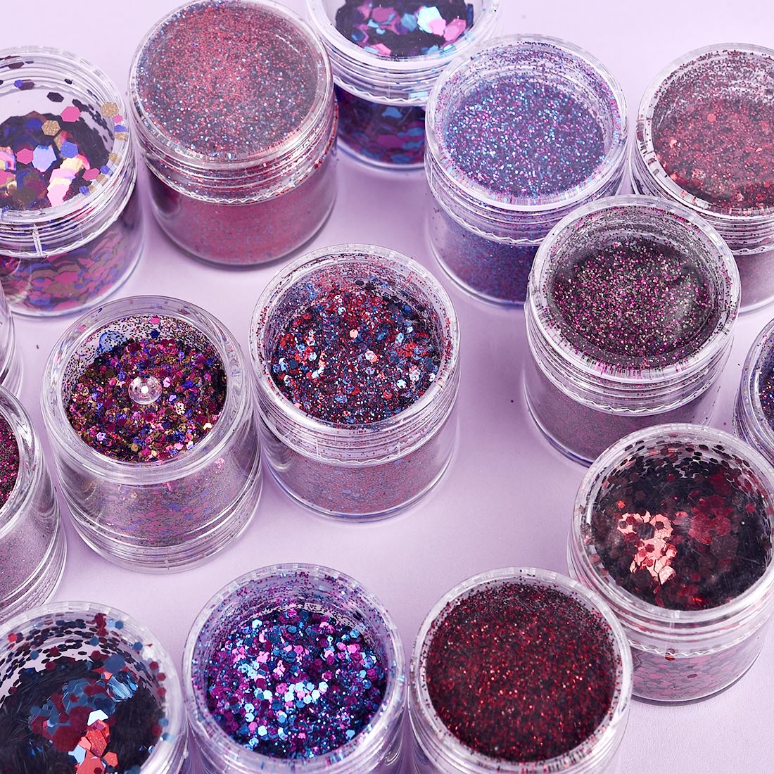 4/5 garrafas de pó de glitter  - Resin Art And Jewelry avaliação e preço