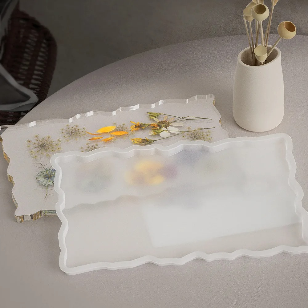 Bandeja de resina epóxi molde  - Resin Art Tray avaliação e preço