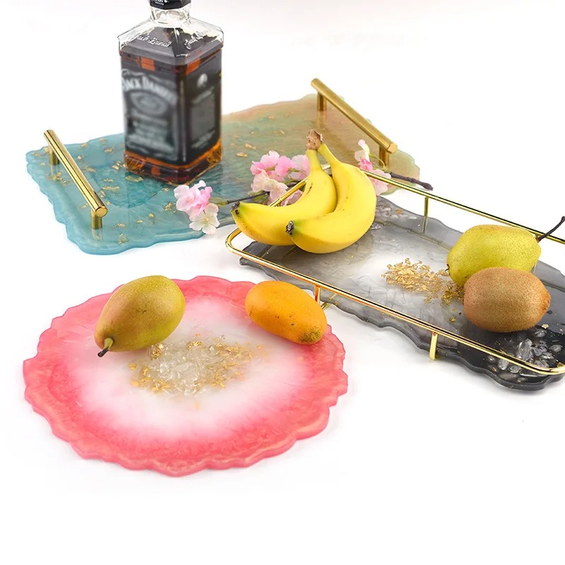 Bandeja de resina epóxi molde  - Resin Art Tray avaliação e preço
