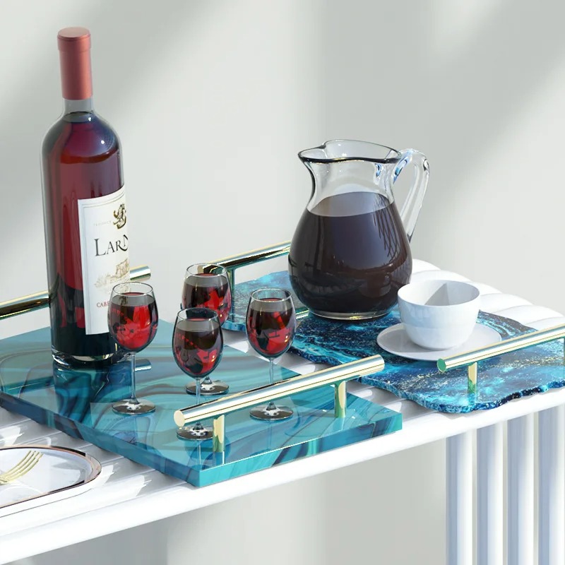 Bandeja de resina epóxi molde  - Resin Art Tray avaliação e preço