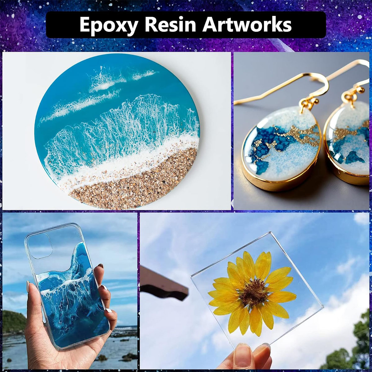 Kit de resina epóxi cristalina - Resin Art And Jewelry avaliação e preço