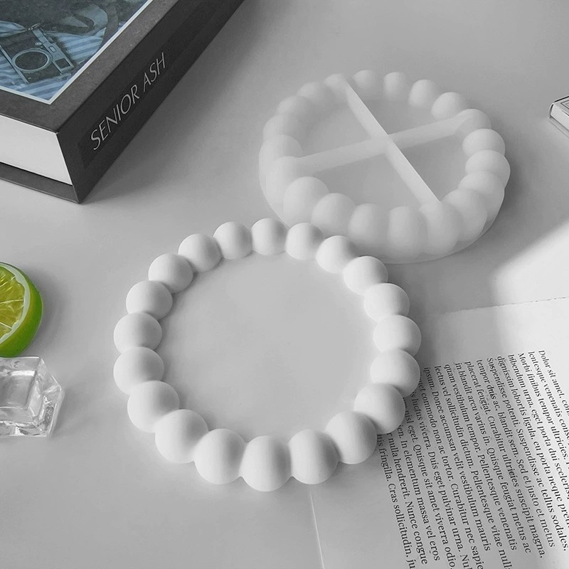 Diy redondo bolha bandeja coas - Resin Art Tray avaliação e preço