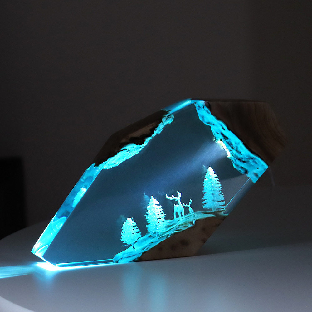 Arte de Mesa Fada da Floresta  - Resin Art Craft avaliação e preço