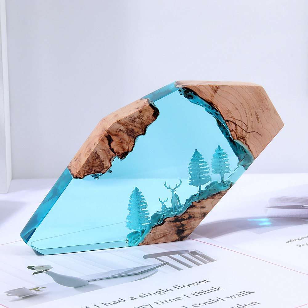 Arte de Mesa Fada da Floresta  - Resin Art Craft avaliação e preço