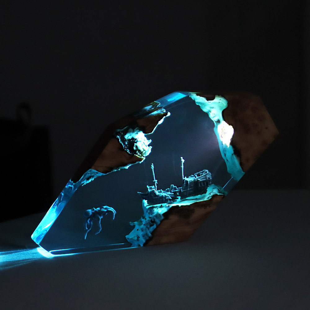 Arte de Mesa Fada da Floresta  - Resin Art Craft avaliação e preço