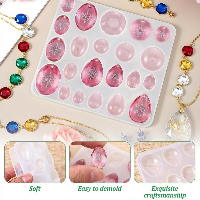 Molde de silicone para joias c - Resin Art Stone avaliação e preço