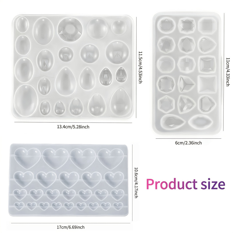 Molde de silicone para joias c - Resin Art Stone avaliação e preço