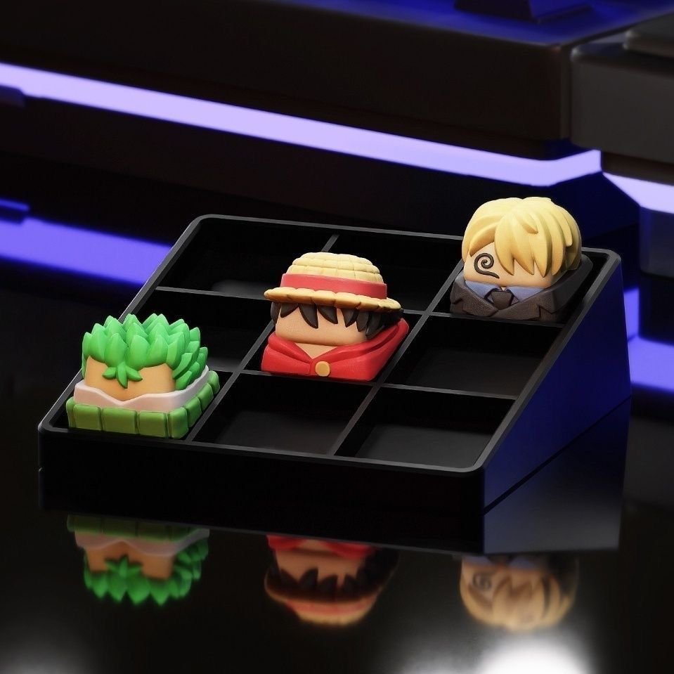 Novos Keycaps Kawaii ONE PIECE - Resin Art Workshop avaliação e preço